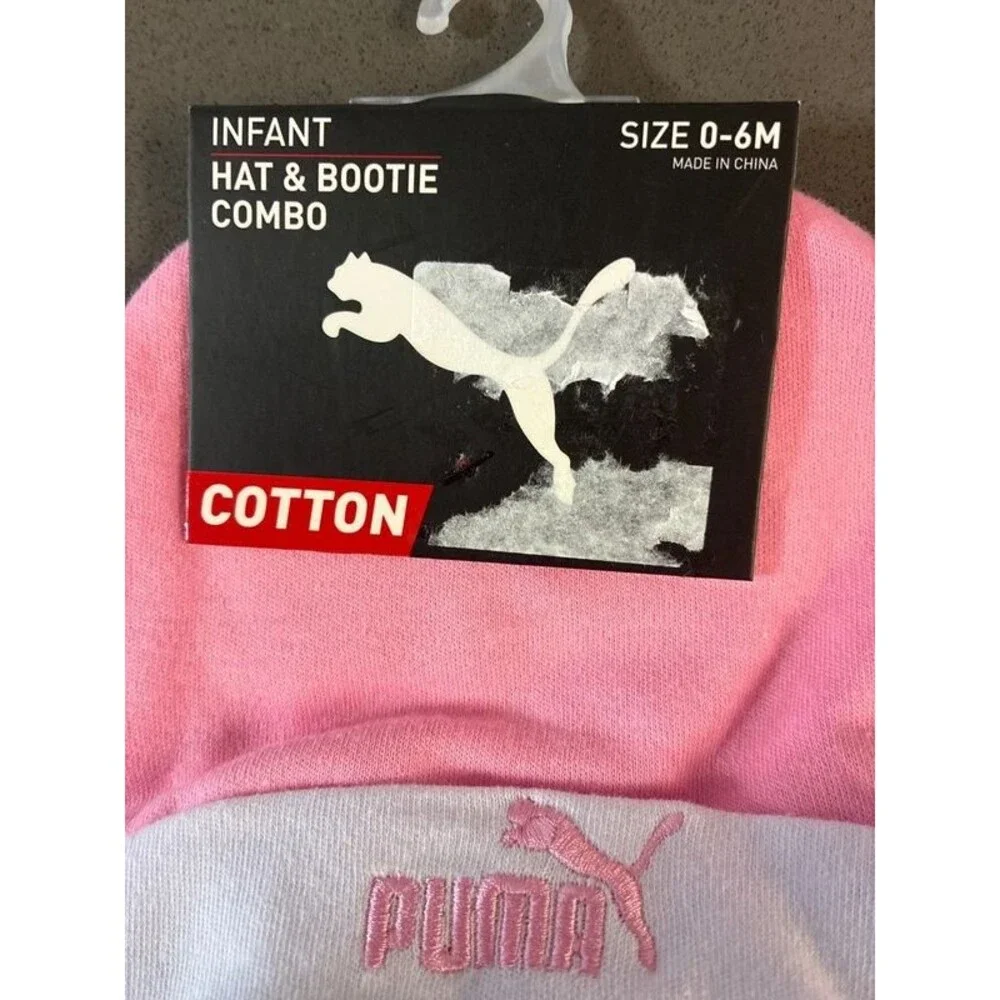 Puma infant hat & socks 0-6 months